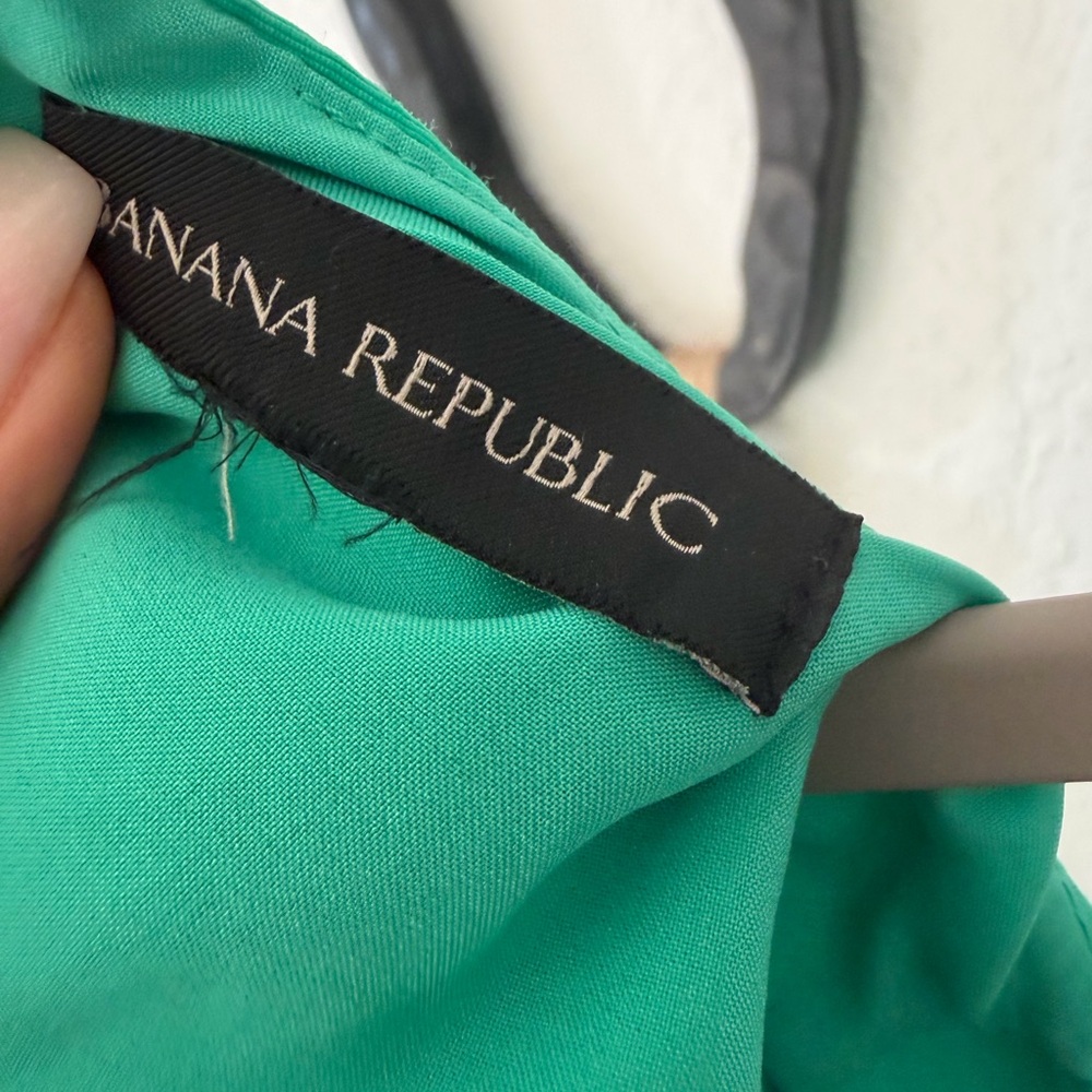 Banana Republic Vibrant Green Mini Dress - Picture 8 of 9